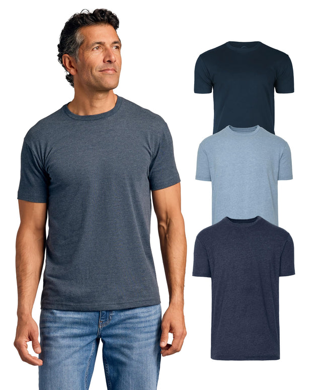 True Classic Mens T-Shirts - Short Sleeve Crew Neck Plain Novelty T Shirt for Men