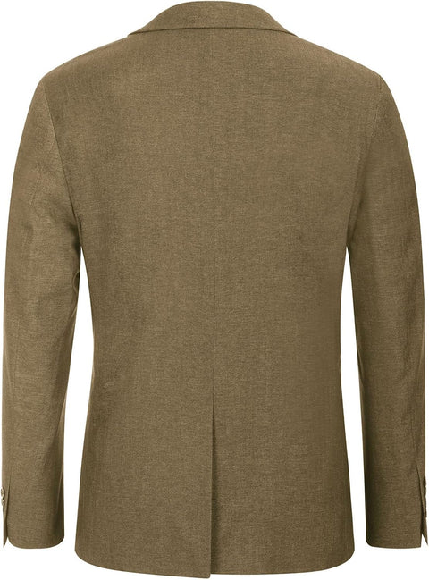 GRACE KARIN Men's Casual Blazer Suit Jackets 2 Button Lightweight Sport Coats