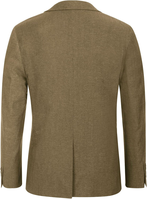 GRACE KARIN Men's Casual Blazer Suit Jackets 2 Button Lightweight Sport Coats