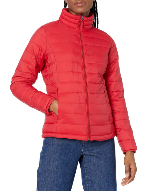 Amazon Essentials Women's Lightweight Water-Resistant Packable Puffer Jacket (Available in Plus Size)