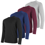 Long Sleeve Shirts for Men Quick Dry Moisture Wicking Sun Protection Workout Mens Long Sleeve Tee Shirts