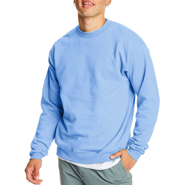 Hanes Men's EcoSmart Fleece, Pullover Crewneck Sweatshirt, 1 or 2 Pack