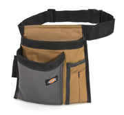 Dickies 5-Pocket Single Side Tool Belt Pouch/Work Apron, Durable Canvas Construction, Adjustable Belt for Custom Fit