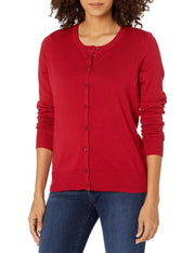 Amazon Essentials Women's Lightweight Crewneck Cardigan Sweater (Available in Plus Size)