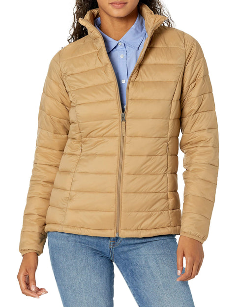 Amazon Essentials Women's Lightweight Water-Resistant Packable Puffer Jacket (Available in Plus Size)