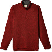 Wrangler Authentics Men's Long Sleeve Fleece Quarter-Zip Sweater