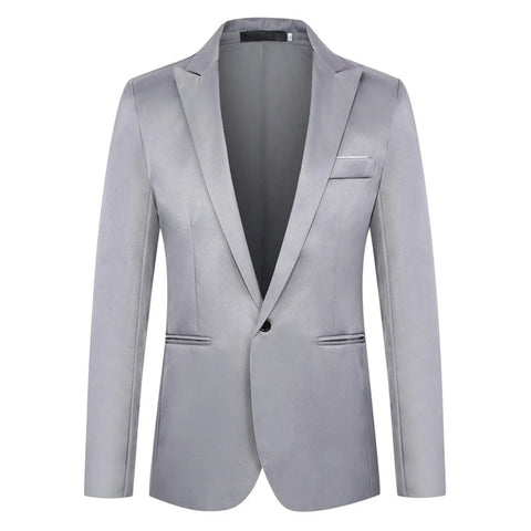 Sleek and Stylish Slim Fit Tuxedo Blazer for Men