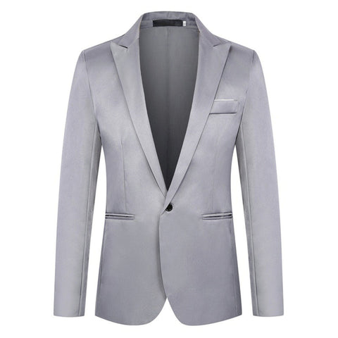 Sleek and Stylish Slim Fit Tuxedo Blazer for Men