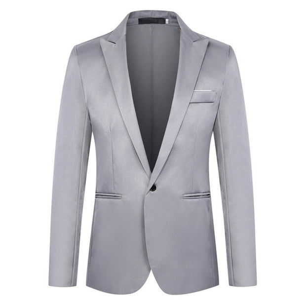 Sleek and Stylish Slim Fit Tuxedo Blazer for Men