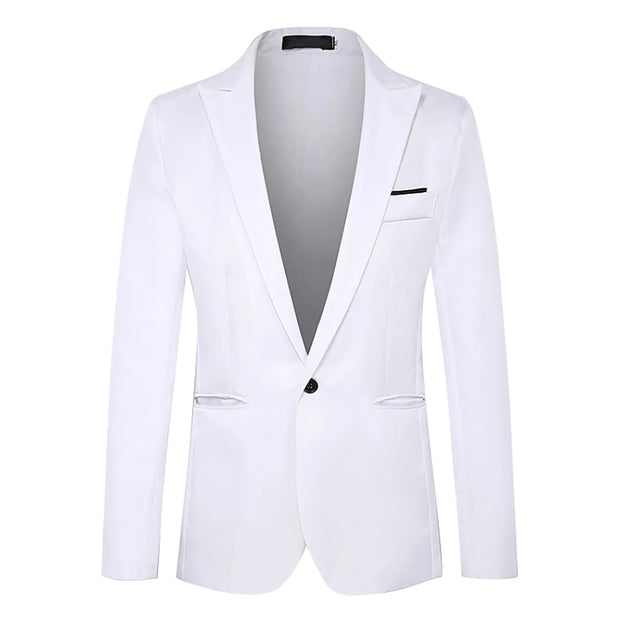 Sleek and Stylish Slim Fit Tuxedo Blazer for Men