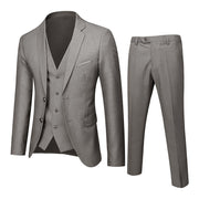 Elegant 3-Piece Men's Slim Fit Suit Set