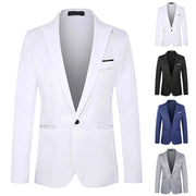 Sleek and Stylish Slim Fit Tuxedo Blazer for Men