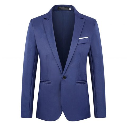 Sleek and Stylish Slim Fit Tuxedo Blazer for Men