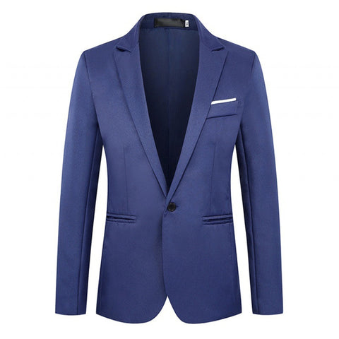 Sleek and Stylish Slim Fit Tuxedo Blazer for Men