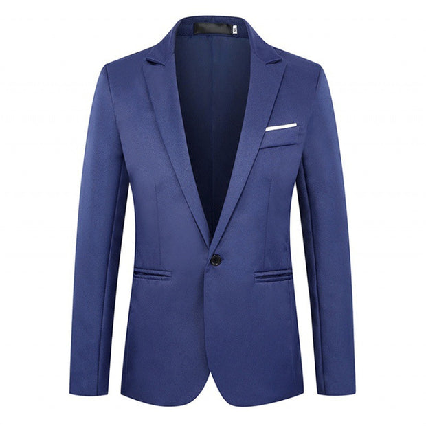 Sleek and Stylish Slim Fit Tuxedo Blazer for Men