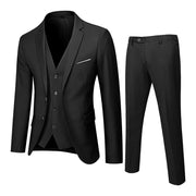 Elegant 3-Piece Men's Slim Fit Suit Set