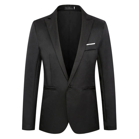 Sleek and Stylish Slim Fit Tuxedo Blazer for Men