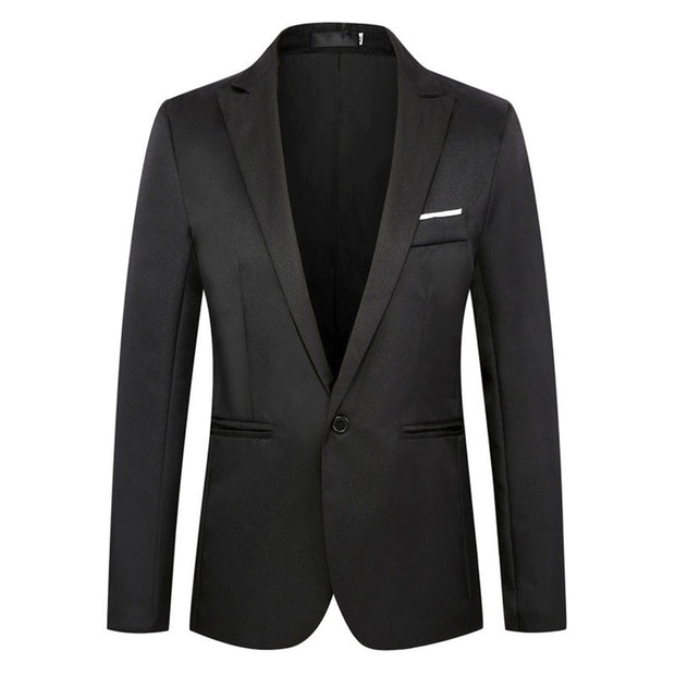 Sleek and Stylish Slim Fit Tuxedo Blazer for Men