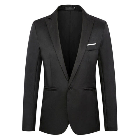 Sleek and Stylish Slim Fit Tuxedo Blazer for Men